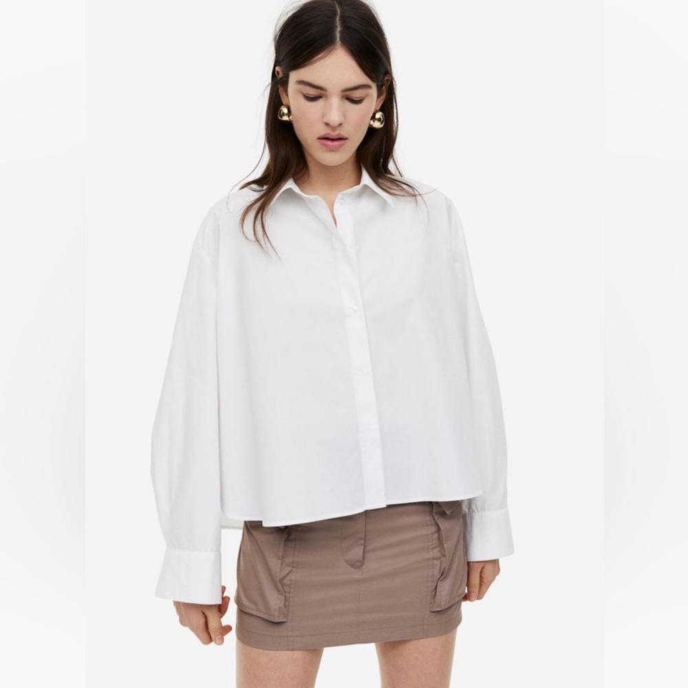 H&M oversized shirt | NWT - Picture 4 of 11